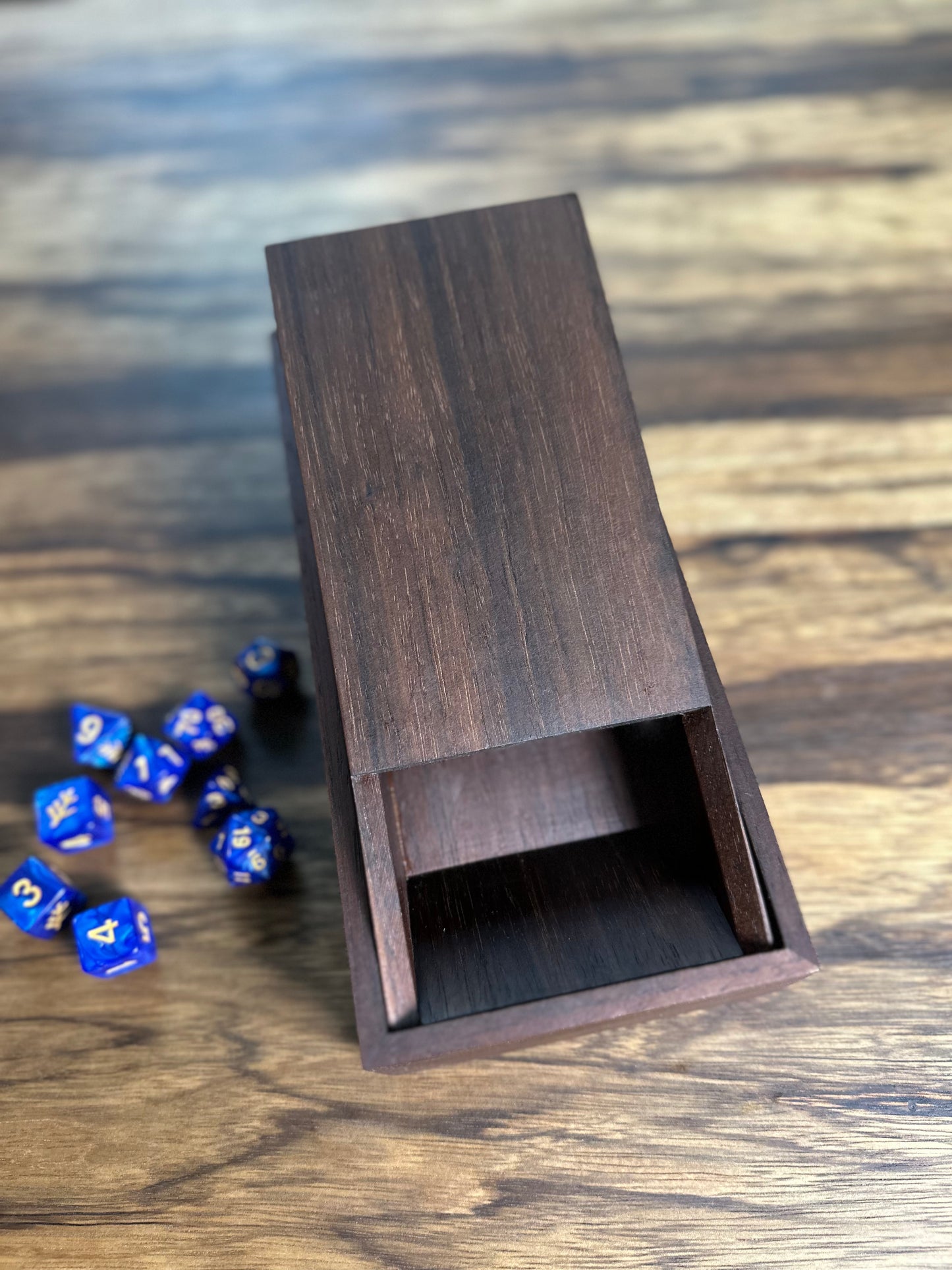 Dice Tower Solid Wood