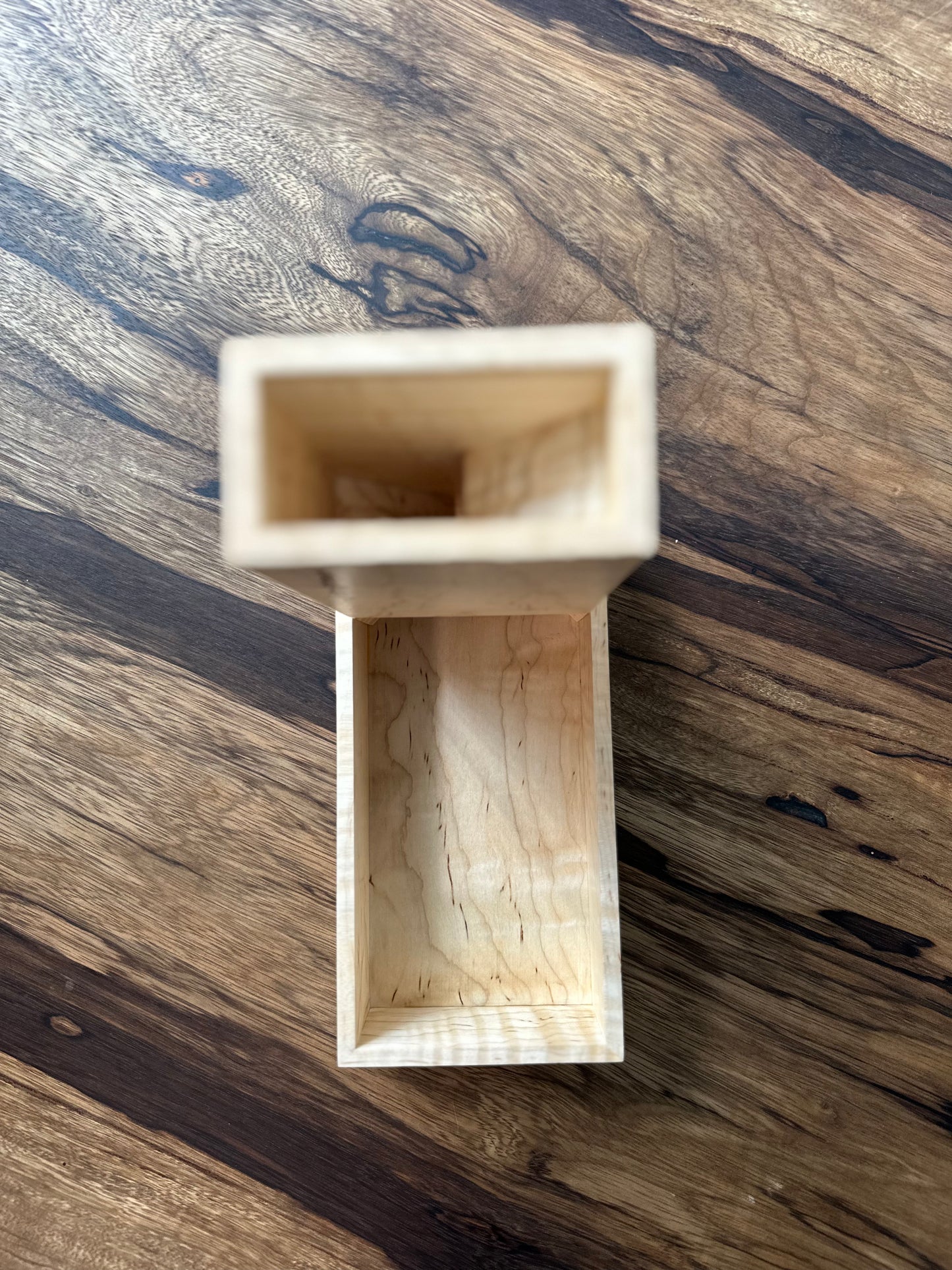 Dice Tower Solid Wood