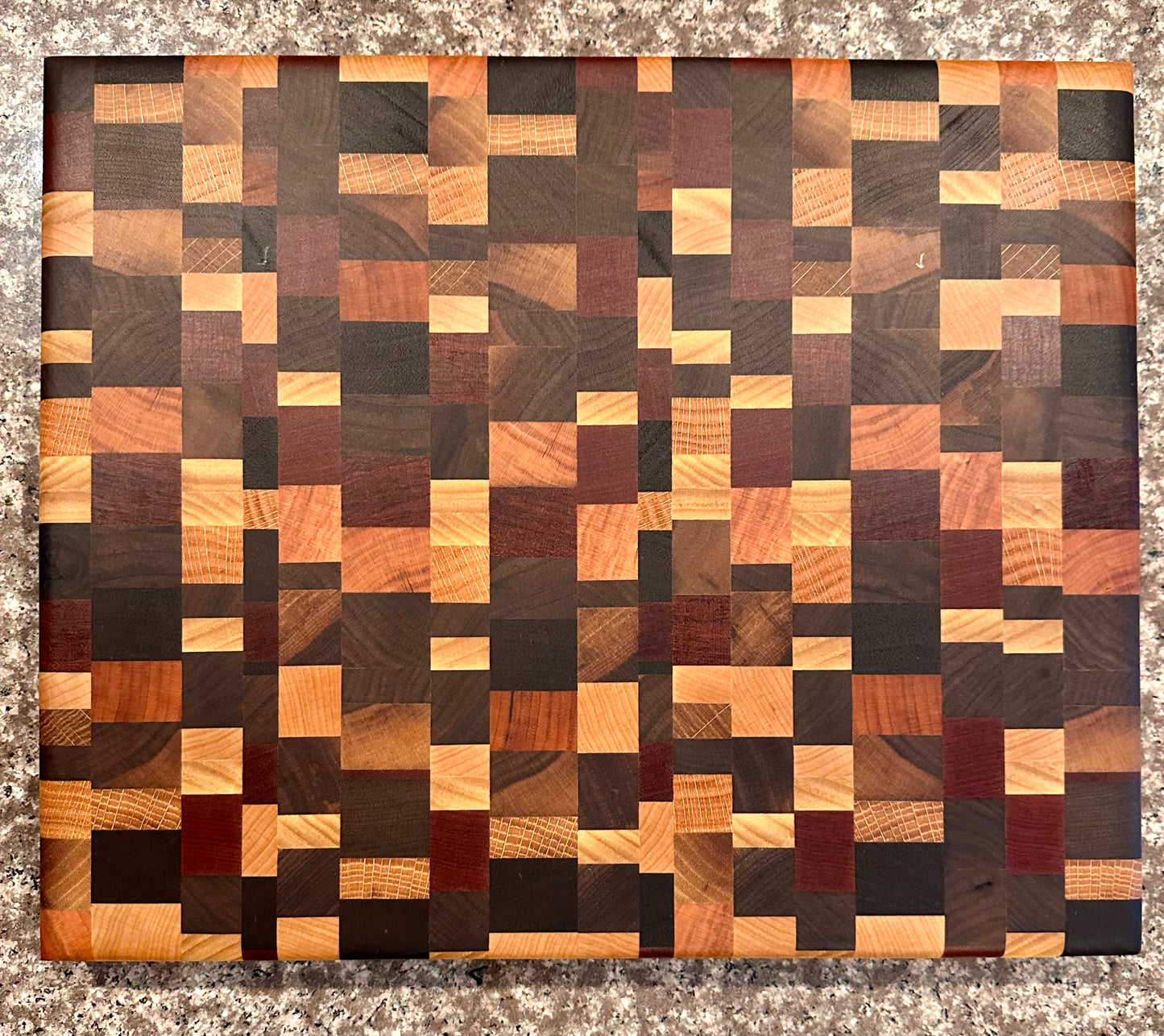 End Grain Chaos Wood Cutting Board