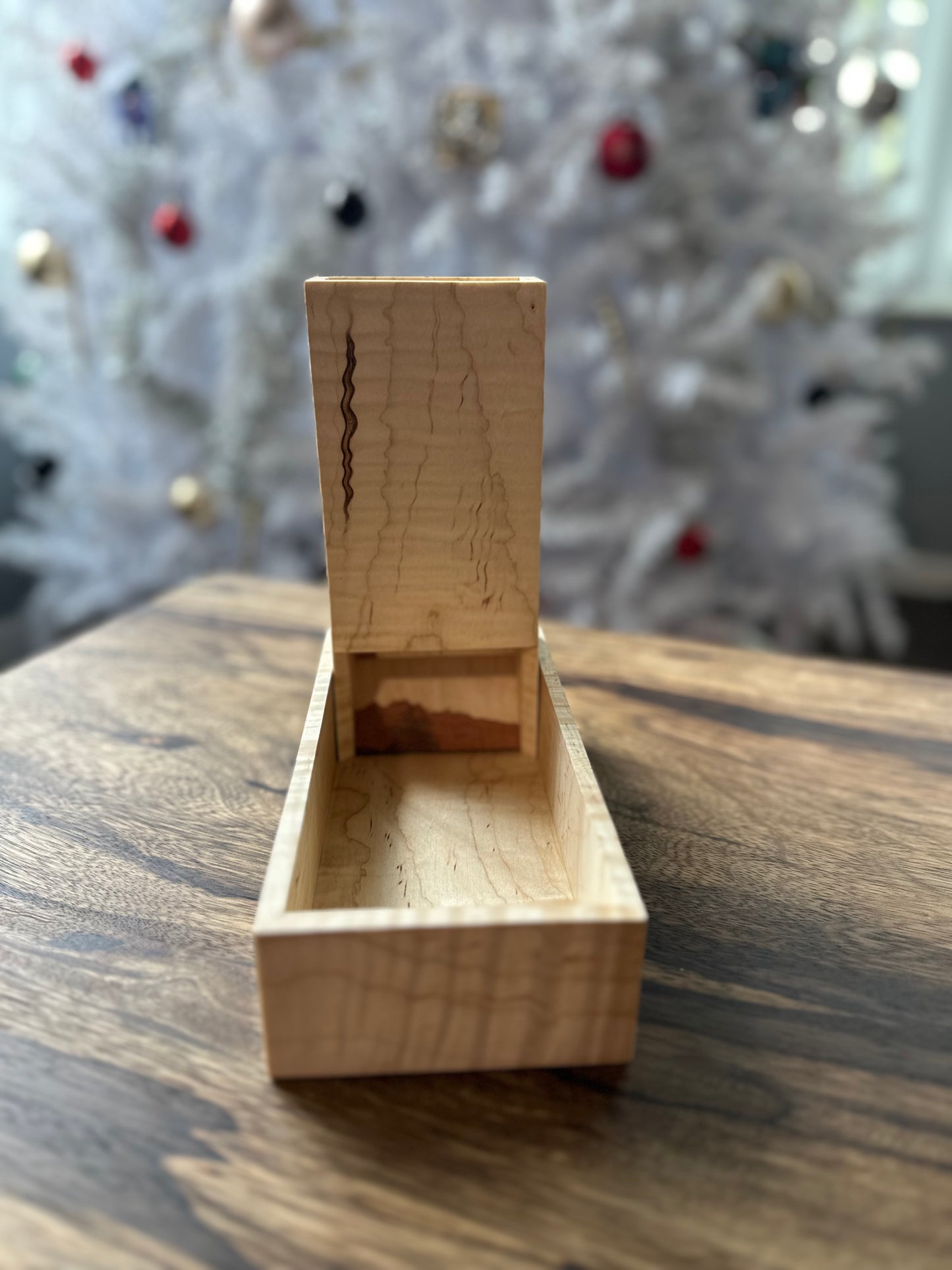 Dice Tower Solid Wood