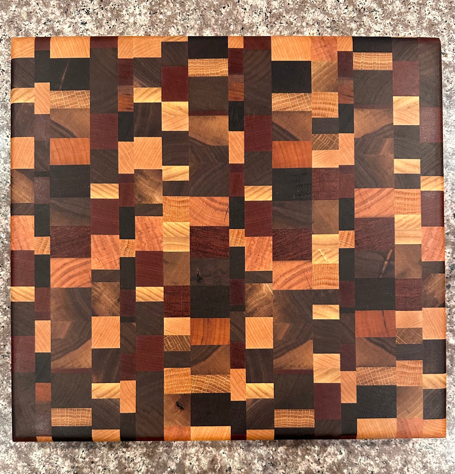 End Grain Chaos Wood Cutting Board