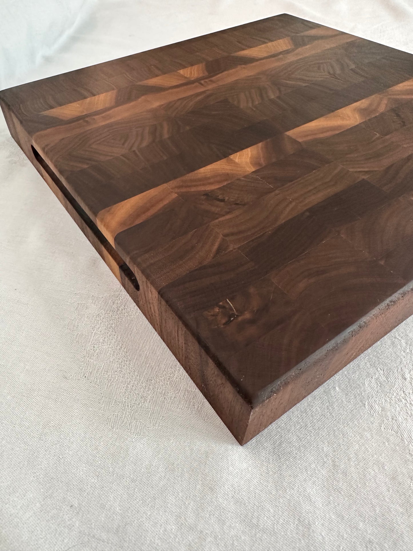 Black Walnut End Grain Cutting Board - Small