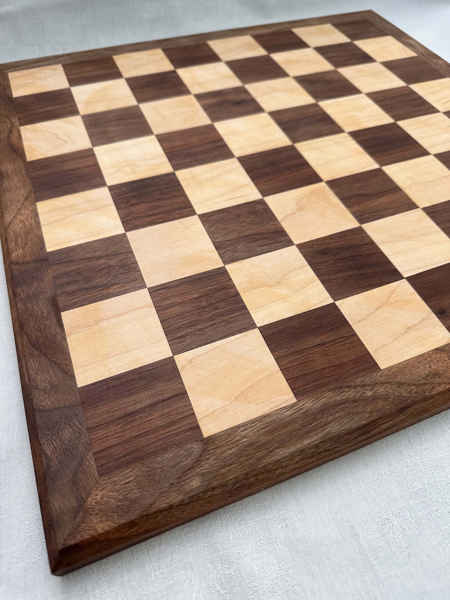 Chessboard - Black Walnut Border with 2” squares