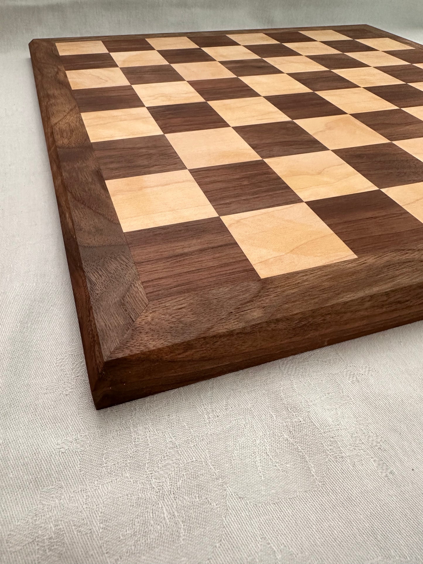 Chessboard - Black Walnut Border with 2” squares