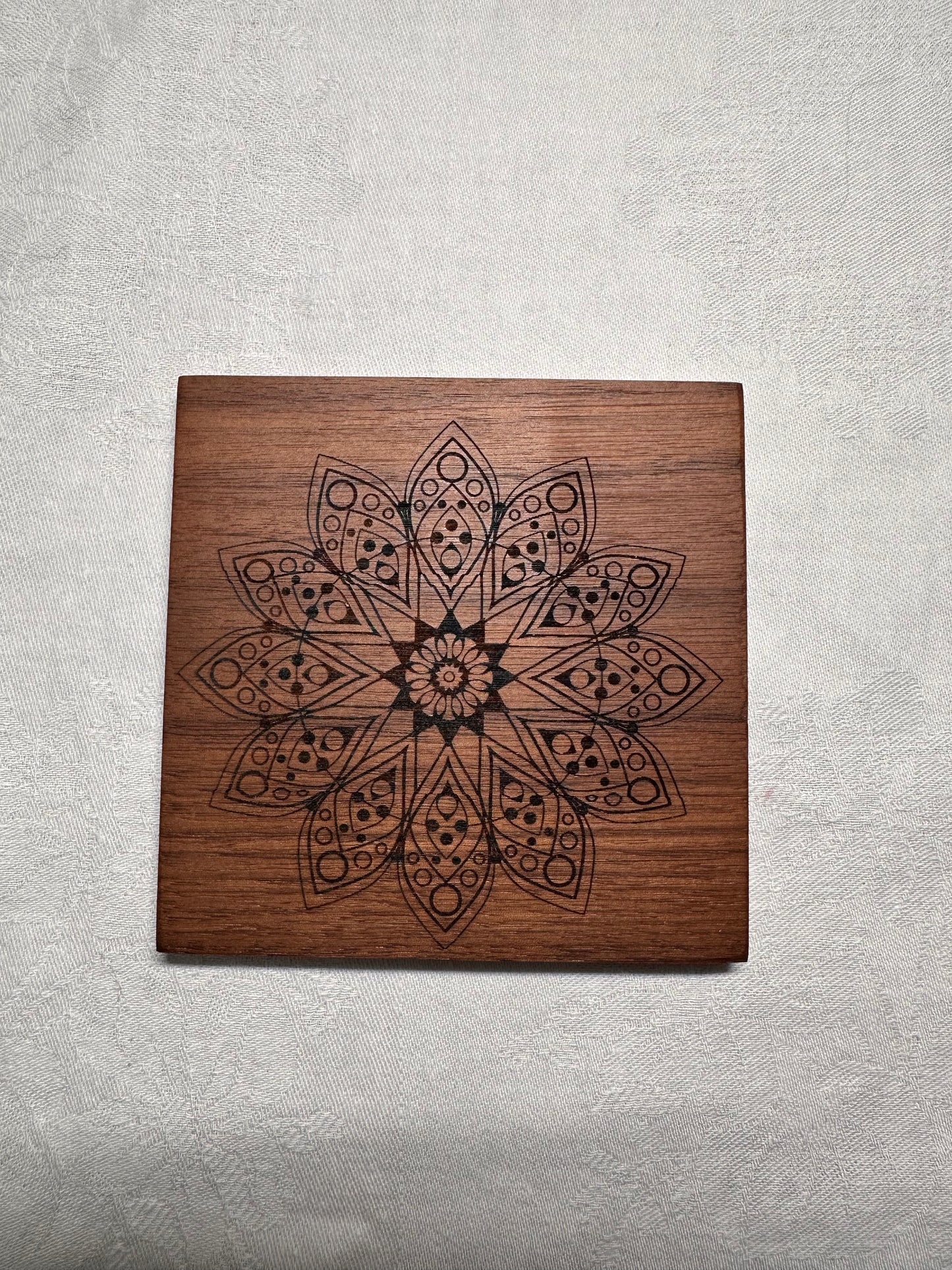 Mandala Wood Coasters