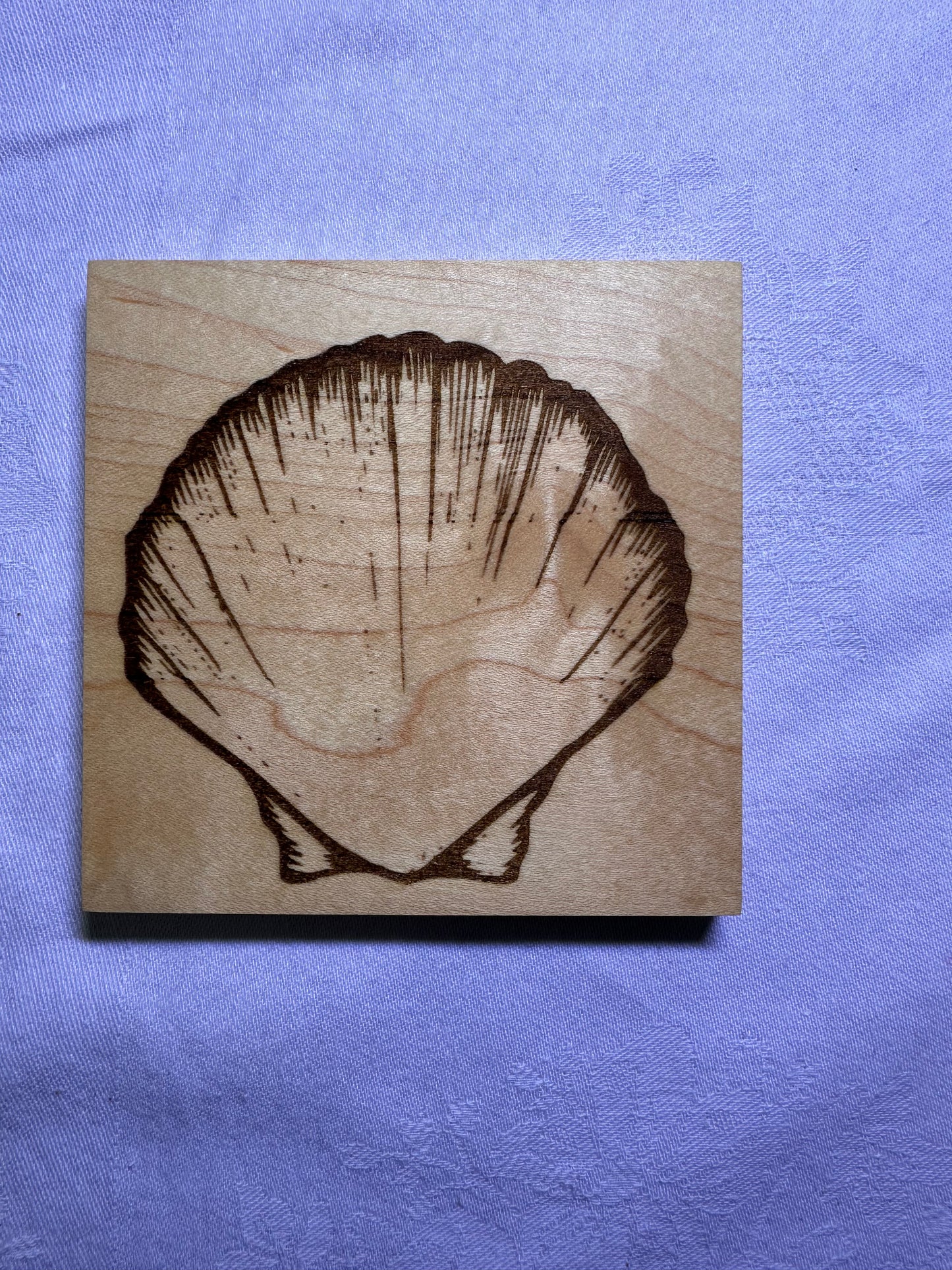 Seashell Wood Coasters