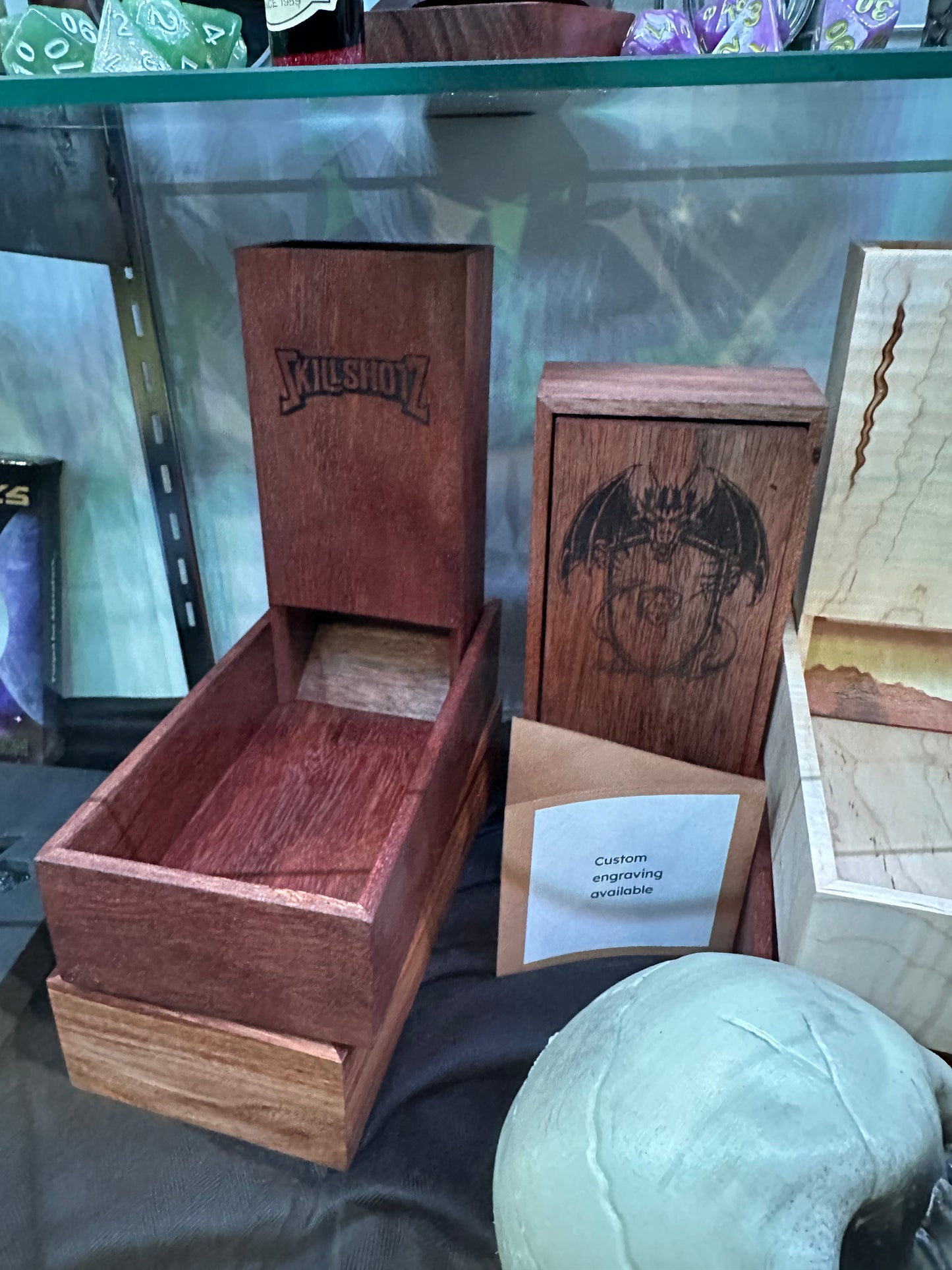 Dice Tower Solid Wood