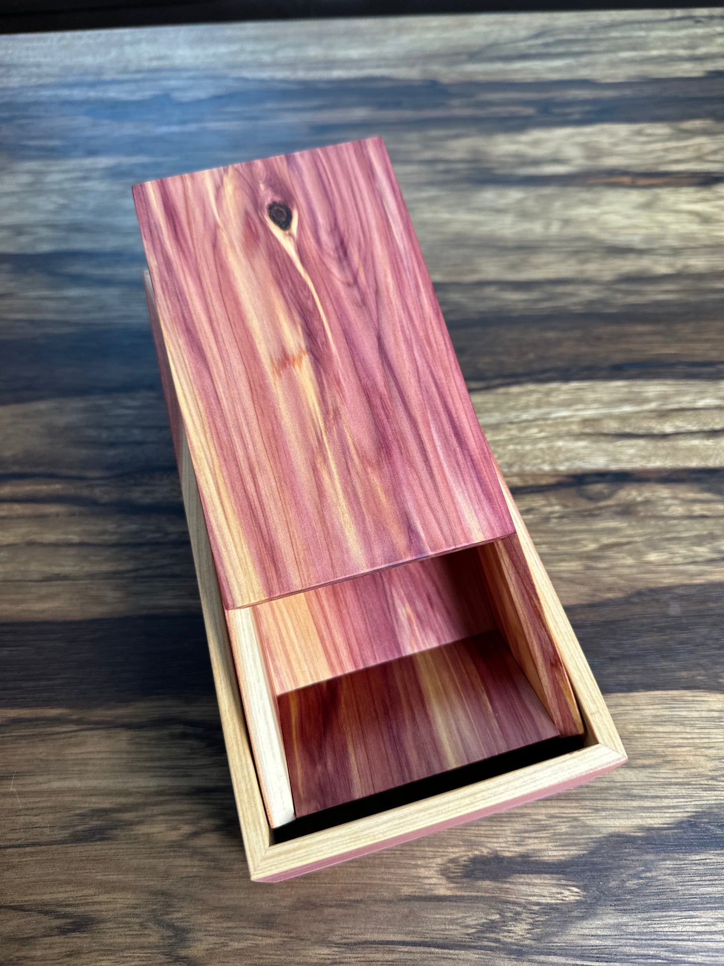 Dice Tower Solid Wood