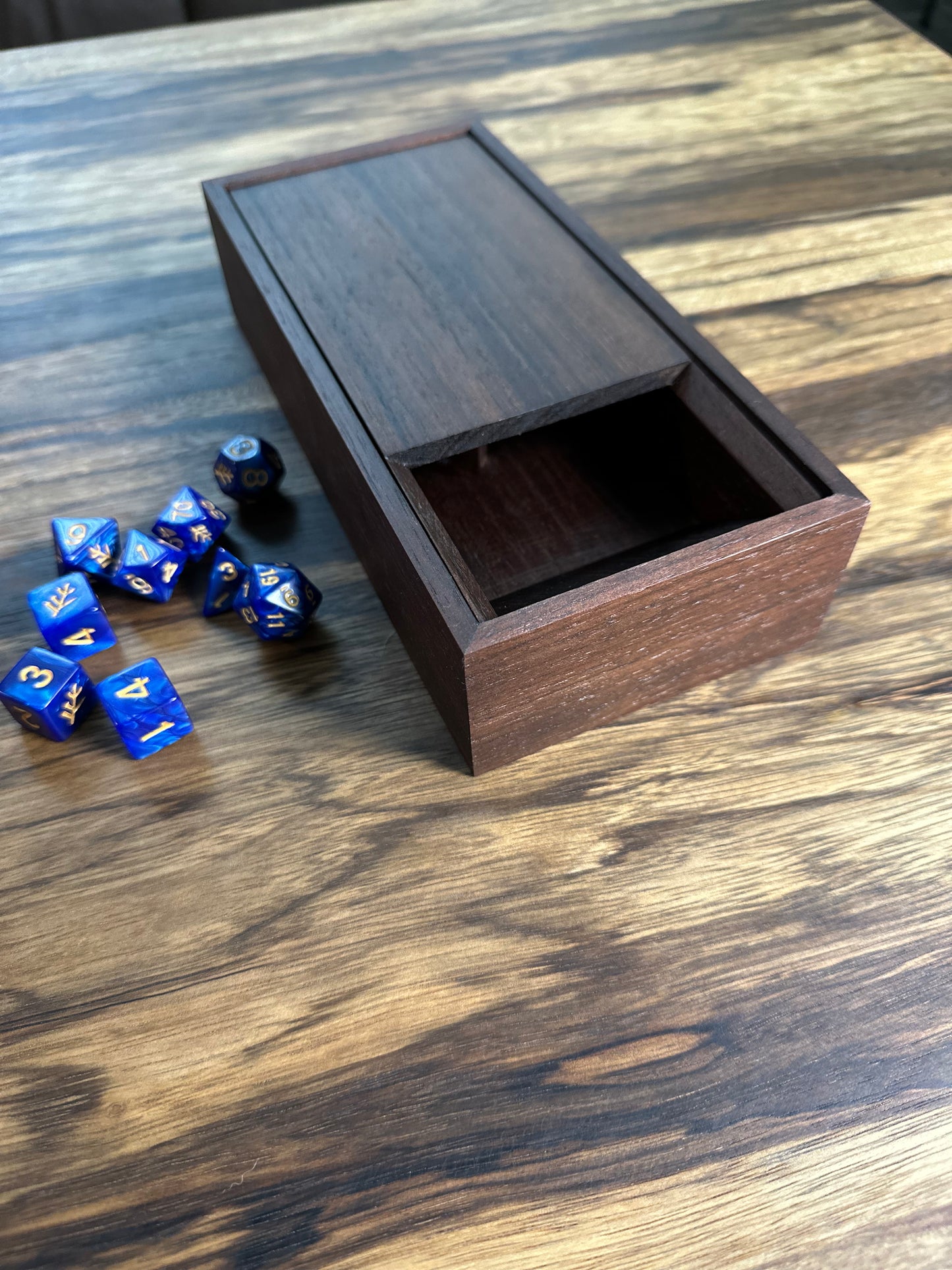 Dice Tower Solid Wood