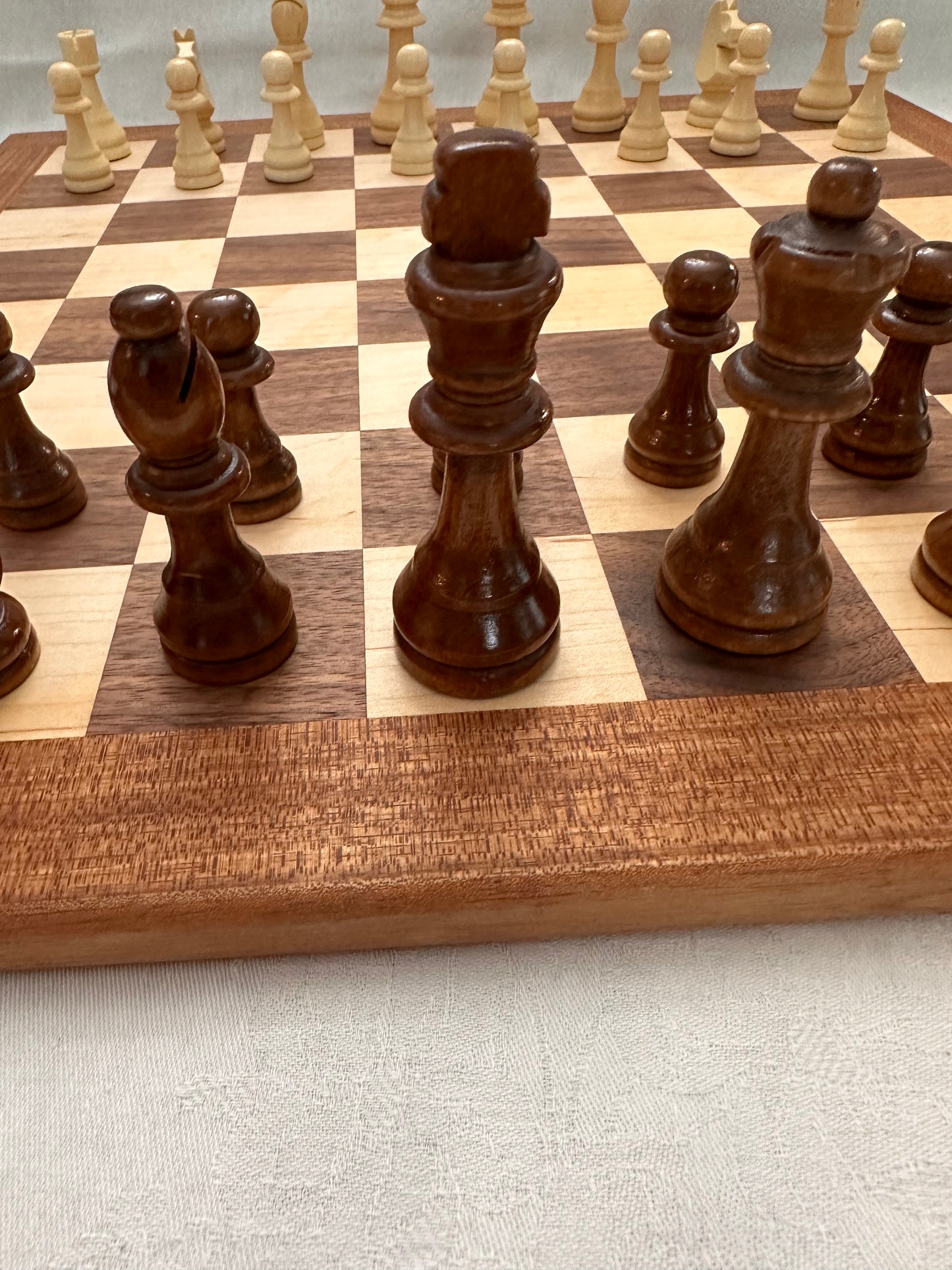 Chessboard - Bolivian Walnut Border