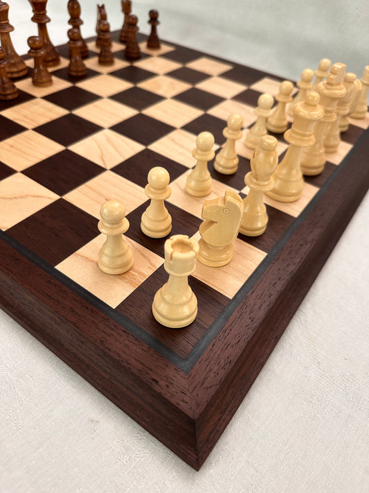 Chessboard - Limited Series Peruvian Walnut & Black Epoxy