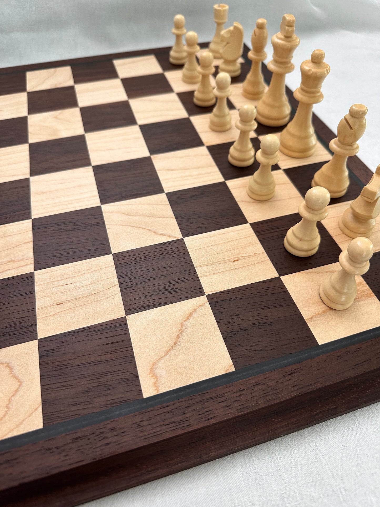 Chessboard - Limited Series Peruvian Walnut & Black Epoxy