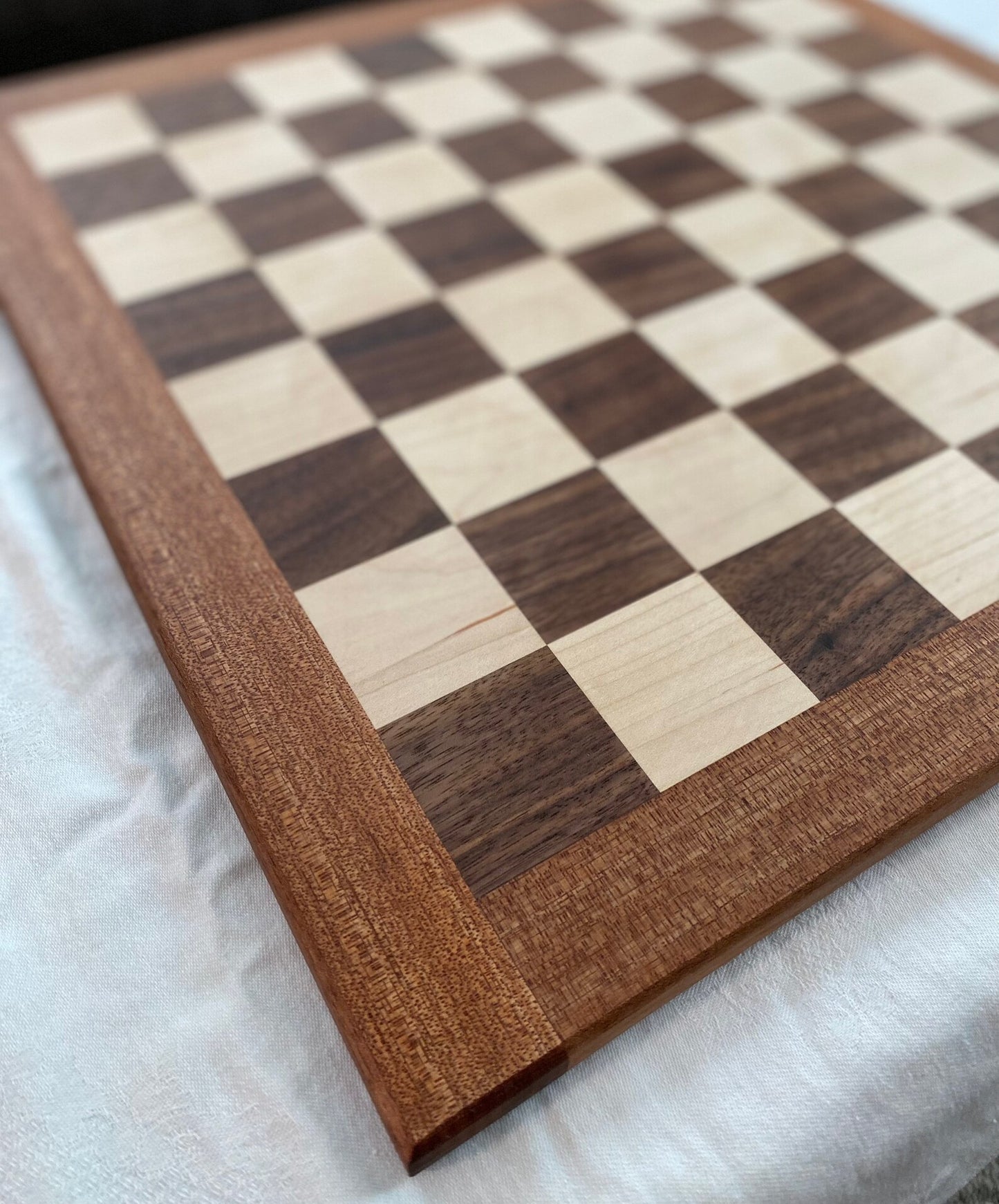 Chessboard - Bolivian Walnut Border