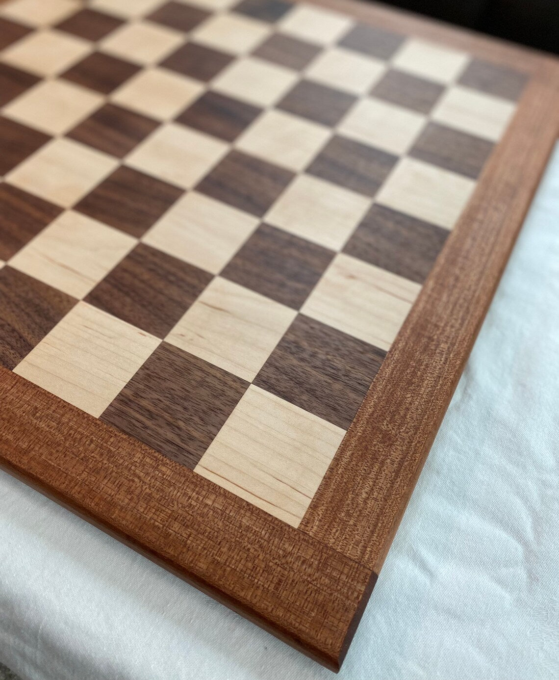 Chessboard - Bolivian Walnut Border