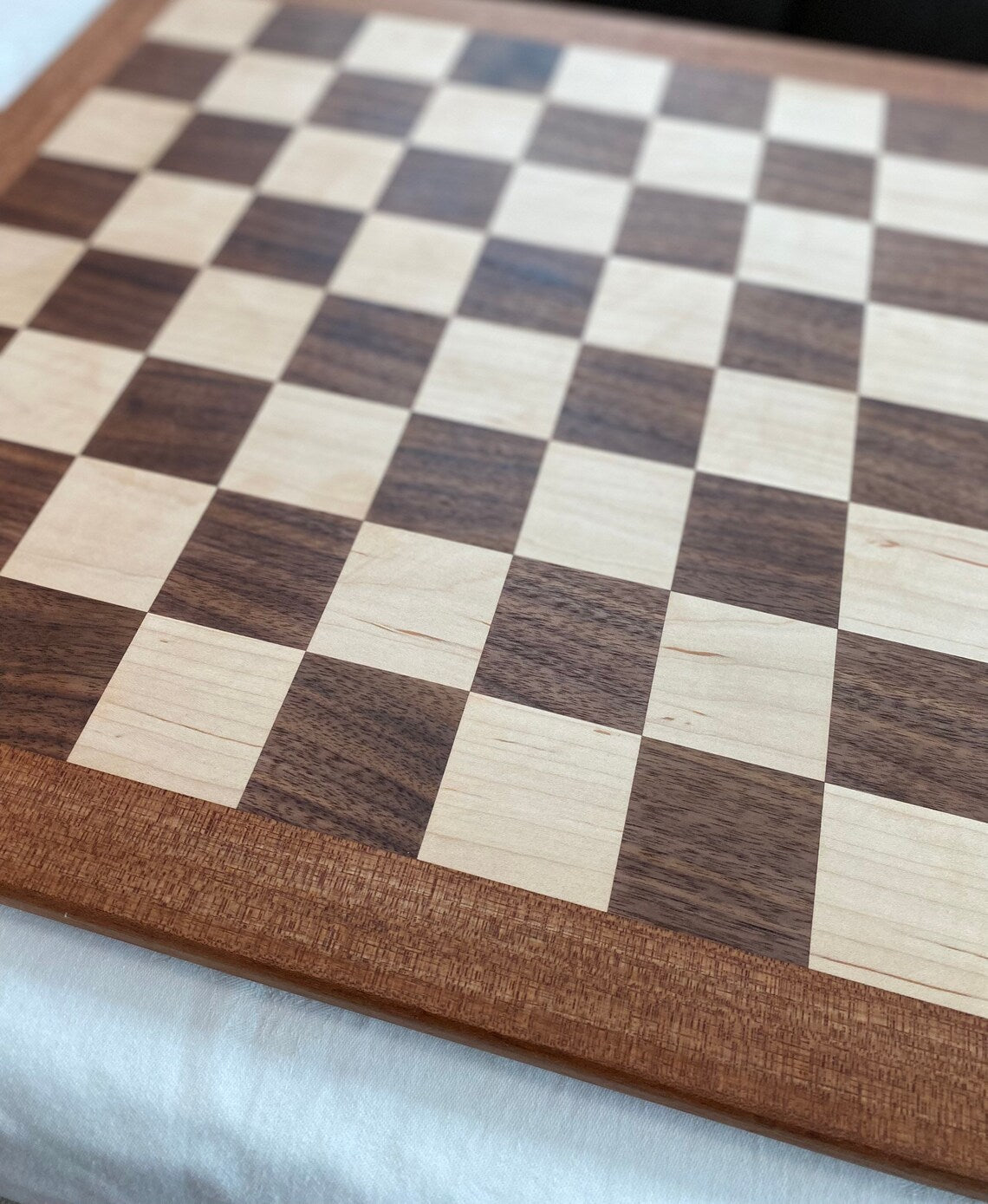 Chessboard - Bolivian Walnut Border