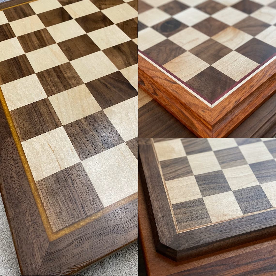 Custom Order - Wood Chessboard 2” Squares