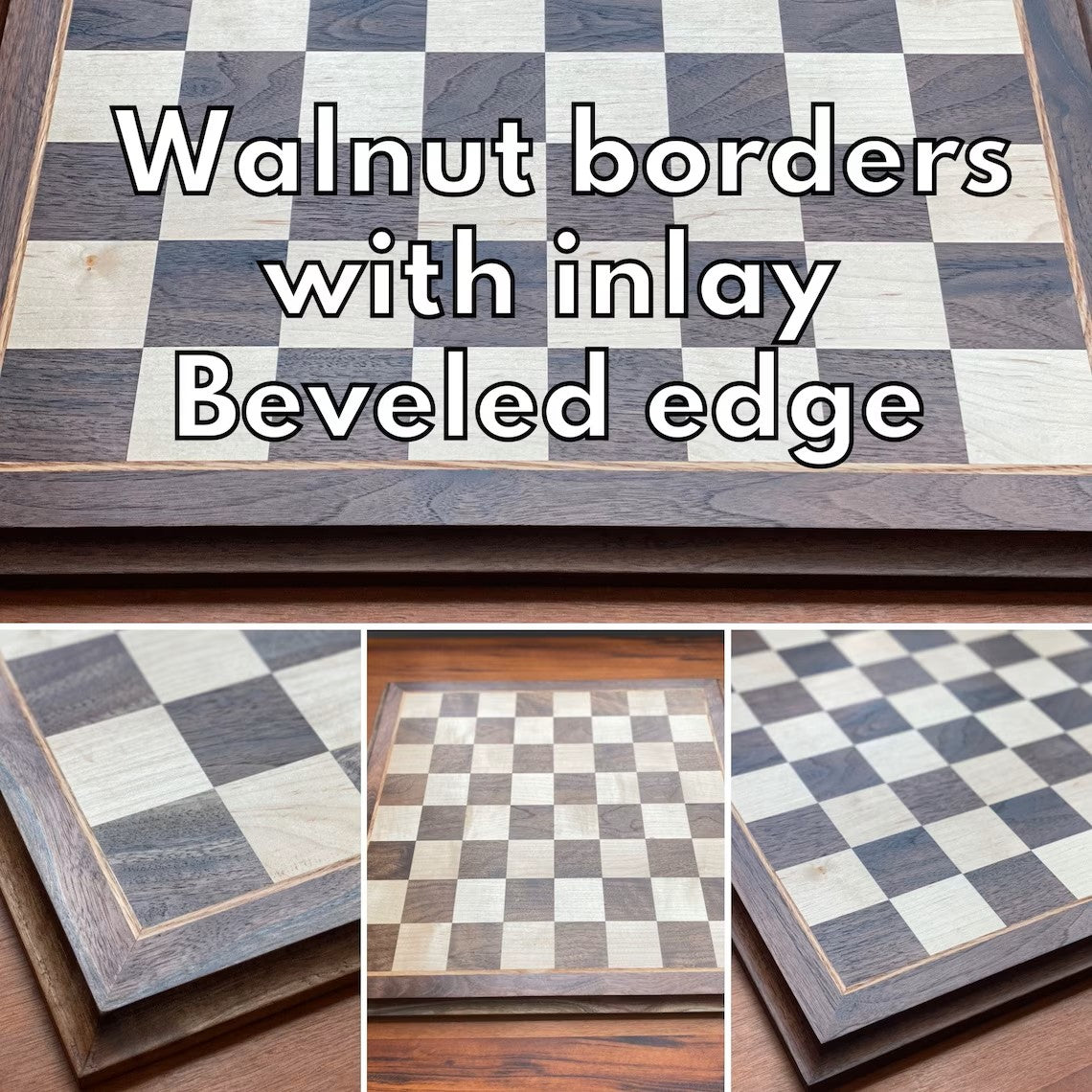 Custom Order - Wood Chessboard 2” Squares